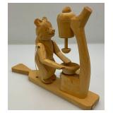 Vintage Hand Carved Wooden German Bear Toy Vintage Hand Carved Wooden German Bear Toy