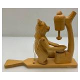 Vintage Hand Carved Wooden German Bear Toy Vintage Hand Carved Wooden German Bear Toy