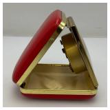 Misc. Vintage Clocks And Travel Clocks Including ELGIN And More (Chalkware Clock Horseman's Head Glued) Pocelain Clock Has Chips And Cracks Misc. Vintage Clocks And Travel Clocks Including ELGIN And More (Chalkware Clock Horseman's Head Glued) Pocelain Clock Has Chips And Cracks