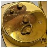 Misc. Vintage Clocks And Travel Clocks Including ELGIN And More (Chalkware Clock Horseman's Head Glued) Pocelain Clock Has Chips And Cracks Misc. Vintage Clocks And Travel Clocks Including ELGIN And More (Chalkware Clock Horseman's Head Glued) Pocelain Clock Has Chips And Cracks