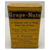 Misc. Primitive Collectibles Including Mother Hubbard Graham Or Whole Wheat Container And More Misc. Primitive Collectibles Including Mother Hubbard Graham Or Whole Wheat Container And More