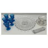 Misc. Vintage Glass Including Cobalt Blue And More Misc. Vintage Glass Including Cobalt Blue And More