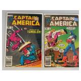 Misc. Vintage 60 Cent 'CAPTAIN AMERICA' Comics (Bagged And Carded) Misc. Vintage 60 Cent 'CAPTAIN AMERICA' Comics (Bagged And Carded)