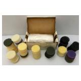 Large Group Of 3' Scrub Pads & Roll Of Plastic Drop Cloth Large Group Of 3' Scrub Pads & Roll Of Plastic Drop Cloth