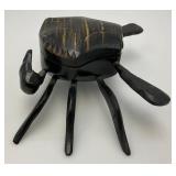 Hand Carved Wooden Crab Trinket Box Hand Carved Wooden Crab Trinket Box
