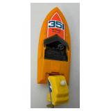 1978 Collectible Ski Streak Wind Up Plastic Bathtub Boat 5 3/4' (WORKS) 1978 Collectible Ski Streak Wind Up Plastic Bathtub Boat 5 3/4' (WORKS)