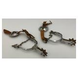 Very Cool Vintage Decorative Kids Spurs (One Strap Broken) Very Cool Vintage Decorative Kids Spurs (One Strap Broken)