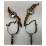 Very Cool Vintage Decorative Kids Spurs (One Strap Broken) Very Cool Vintage Decorative Kids Spurs (One Strap Broken)