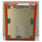 1940's -50's Original Photo Of Man On Harley Davidson Framed Behind Glass 1940's -50's Original Photo Of Man On Harley Davidson Framed Behind Glass