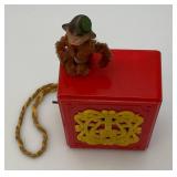 1930's-40's Hurdy Gurdy Mattel Musical Crank Toy With Dancing Monkey (Works But Needs Oiling) 1930's-40's Hurdy Gurdy Mattel Musical Crank Toy With Dancing Monkey (Works But Needs Oiling)