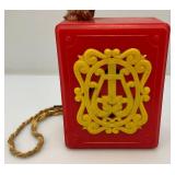 1930's-40's Hurdy Gurdy Mattel Musical Crank Toy With Dancing Monkey (Works But Needs Oiling) 1930's-40's Hurdy Gurdy Mattel Musical Crank Toy With Dancing Monkey (Works But Needs Oiling)