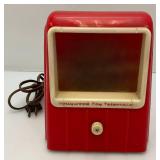 1950's Hollywood Toy Television With Slides Including Woody Carpenter, Andy Circus And Hopalong Stagecoach (Seems To Work) 1950's Hollywood Toy Television With Slides Including Woody Carpenter, Andy Circus And Hopalong Stagecoach (Seems To Work)