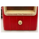 1950's Hollywood Toy Television With Slides Including Woody Carpenter, Andy Circus And Hopalong Stagecoach (Seems To Work) 1950's Hollywood Toy Television With Slides Including Woody Carpenter, Andy Circus And Hopalong Stagecoach (Seems To Work)