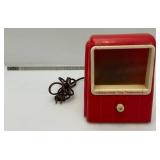 1950's Hollywood Toy Television With Slides Including Woody Carpenter, Andy Circus And Hopalong Stagecoach (Seems To Work) 1950's Hollywood Toy Television With Slides Including Woody Carpenter, Andy Circus And Hopalong Stagecoach (Seems To Work)