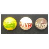 Very Old OLIVER TRACTORS Advertisement Marbles Very Old OLIVER TRACTORS Advertisement Marbles