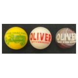 Very Old OLIVER TRACTORS Advertisement Marbles Very Old OLIVER TRACTORS Advertisement Marbles