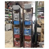 SDLANCH 10,000 Pound Two-Post Lift Car Hoist (IRTPL) - red