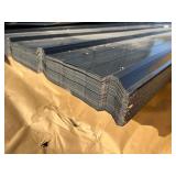FUTURE 100 Sheets of Dark Gray Galvalume Steel Siding, 12 Foot Sheets (FTL100)