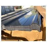 FUTURE 50 Sheets of Dark Gray Galvalume Steel Siding, 12 Foot Sheets (FTL50)