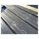FUTURE 50 Sheets of Dark Gray Galvalume Steel Siding, 12 Foot Sheets (FTL50)