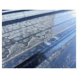 FUTURE 50 Sheets of Dark Gray Galvalume Steel Siding, 12 Foot Sheets (FTL50)