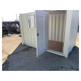11 Foot Container Cabin w/ Side Door & Window