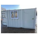 SDLANCH 10 Foot Container Cabin w/ Side Door & Window (IRGC40)