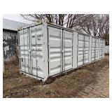 MMPU1070009 // 40 Ft High Cube Sea Container with 4 Sets of Side Doors