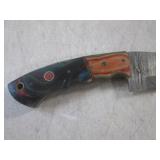 (FS) 8' Damascus Blade Knife with L... (FS) 8' Damascus Blade Knife with L...