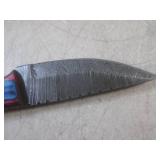 (FS) 8' Damascus Blade Knife with L... (FS) 8' Damascus Blade Knife with L...