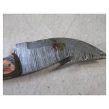 (FS) 8' Damascus Blade Knife with L... (FS) 8' Damascus Blade Knife with L...