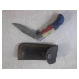 (FS) 6.5' Damascus Blade Folding Kn... (FS) 6.5' Damascus Blade Folding Kn...