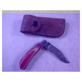 (FS) 6' Damascus Blade Folding Knif... (FS) 6' Damascus Blade Folding Knif...