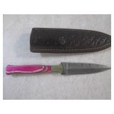 (FS) 8.5' Damascus Blade Knife with... (FS) 8.5' Damascus Blade Knife with...