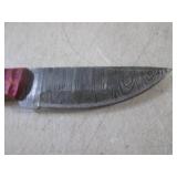 (FS) 8.5' Damascus Blade Knife with... (FS) 8.5' Damascus Blade Knife with...