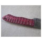 (FS) 8.5' Damascus Blade Knife with... (FS) 8.5' Damascus Blade Knife with...