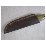 (FS) 8' Damascus Blade Knife with L... (FS) 8' Damascus Blade Knife with L...