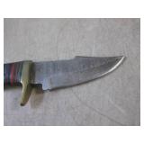 (FS) 6' Damascus Blade Knife with L... (FS) 6' Damascus Blade Knife with L...