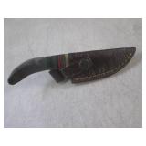 (FS) 6' Damascus Blade Knife with L... (FS) 6' Damascus Blade Knife with L...