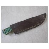 (FS) 8.25' Damascus Blade Knife wit... (FS) 8.25' Damascus Blade Knife wit...