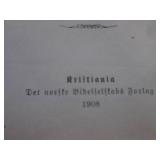 (BSB) Antique 1908 Norwegian/Danish... (BSB) Antique 1908 Norwegian/Danish...