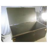 (CS) Vintage 1951 Wood Foot Locker ... (CS) Vintage 1951 Wood Foot Locker ...