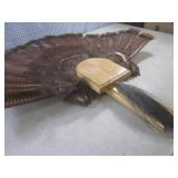 (FS) Turkey Tail Feather Fan and Be... (FS) Turkey Tail Feather Fan and Be...
