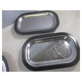 (CSB) 4 Thermo Steak Platters 2 Eac... (CSB) 4 Thermo Steak Platters 2 Eac...