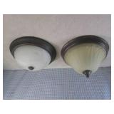 (EW3) 2 Ceiling Light Fixtures... (EW3) 2 Ceiling Light Fixtures...