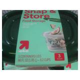 (CS) 3 - 3-Count 66oz Snap & Store ... (CS) 3 - 3-Count 66oz Snap & Store ...