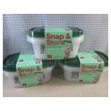 (CSB) 3 - 3-Count 66oz Snap & Store... (CSB) 3 - 3-Count 66oz Snap & Store...