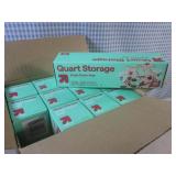 (CSB) 12 Boxes of Quart Size Zipper... (CSB) 12 Boxes of Quart Size Zipper...