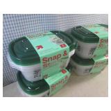 (A-2) 4 - 3-Count 66oz Snap & Store... (A-2) 4 - 3-Count 66oz Snap & Store...