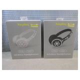 (CS) 2 Sets of Wireless Headphones... (CS) 2 Sets of Wireless Headphones...